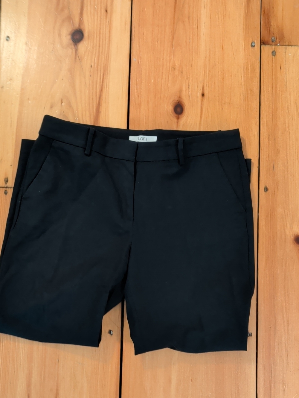 LOFT Navy Riveria Slim Pant